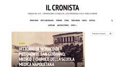 Desktop Screenshot of ilcronista.com